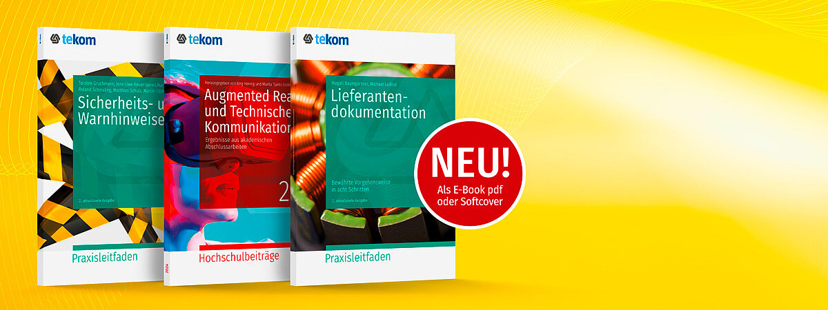 Neue Fachbuecher der tekom 2024