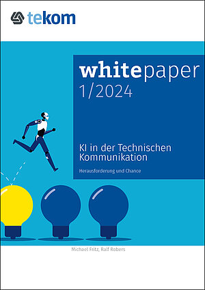 Cover Whitepaper KI in der Technischen Kommunikation